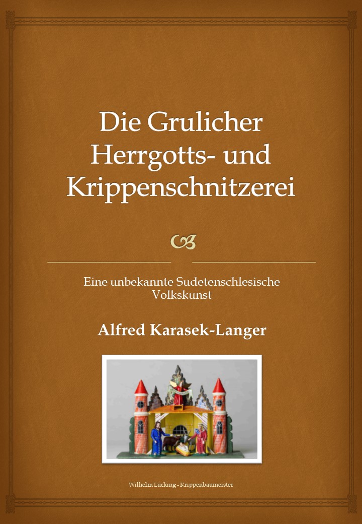 Grulich Krippe betlem nativity Karasek Langer presepio kerststal Krippenfreunde