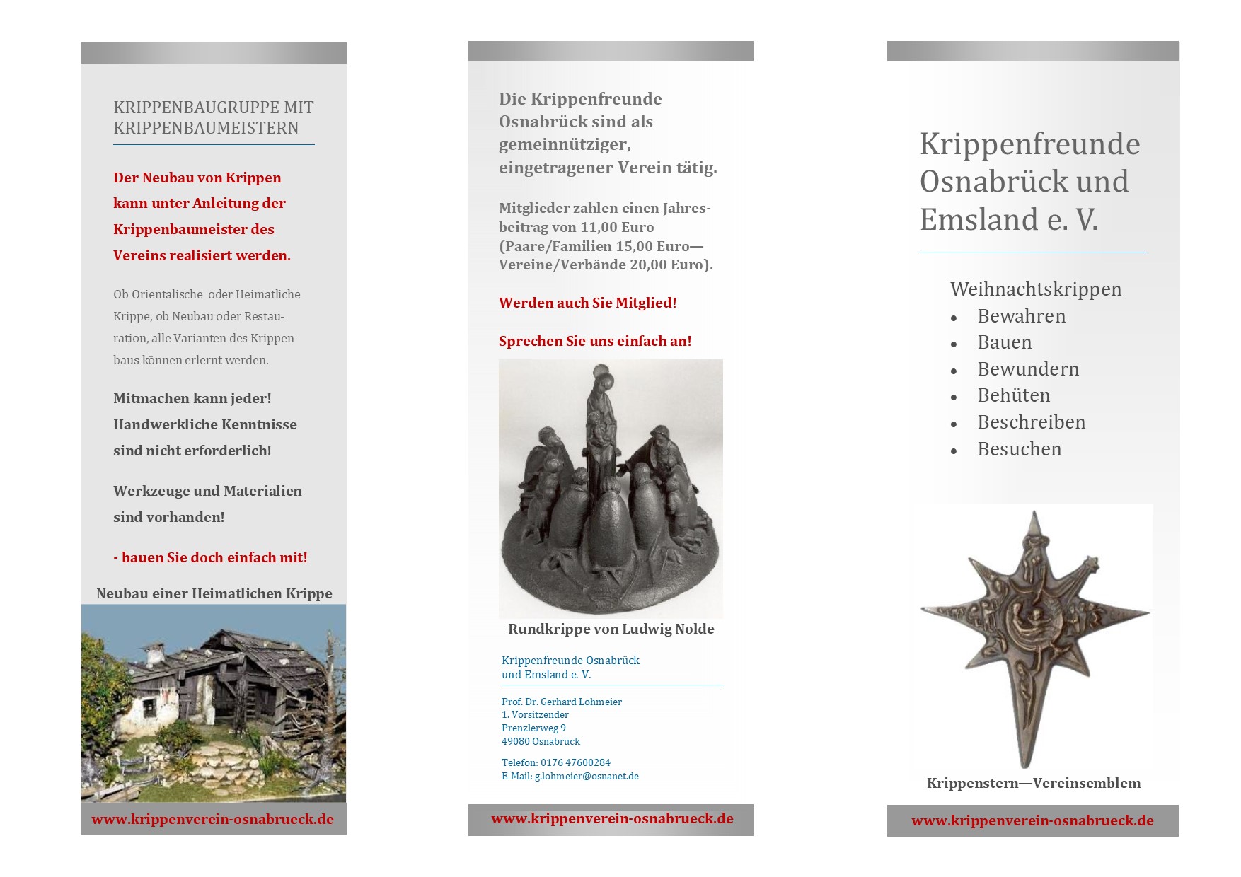 Krippenfreunde Osnabrück Krippenverein Krippenbau Krippe nativity Info Krippenbau Krippenkunst
