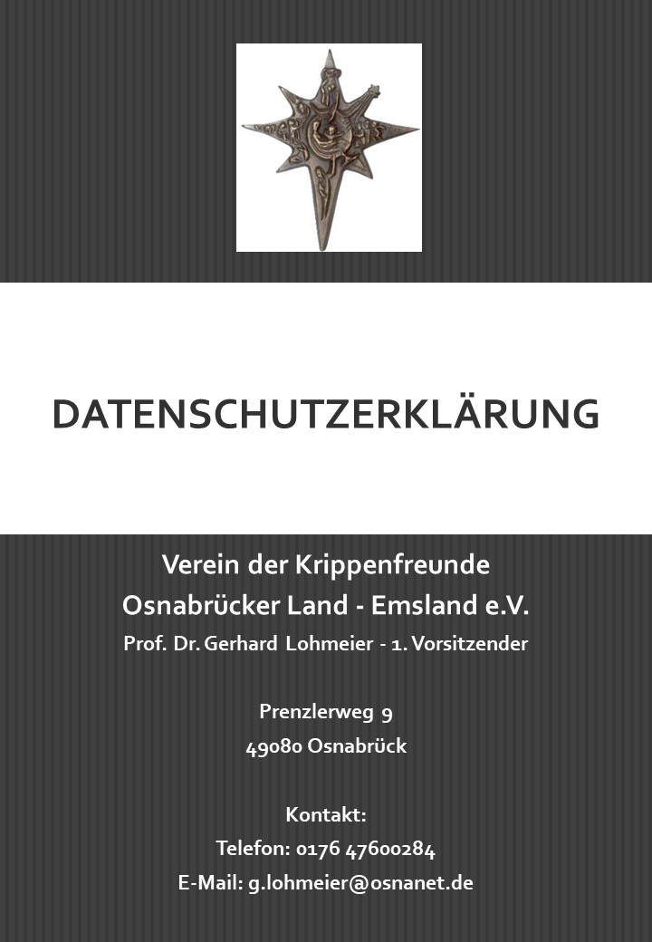 Datenschutzerklärung Krippenverein Osnabrück
